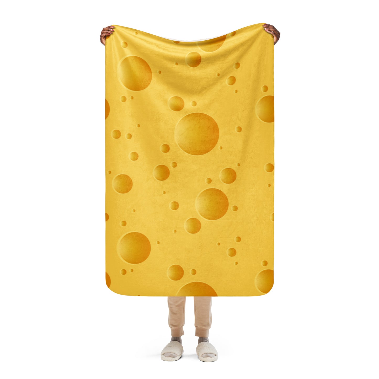 CHEESEHEAD Sherpa blanket