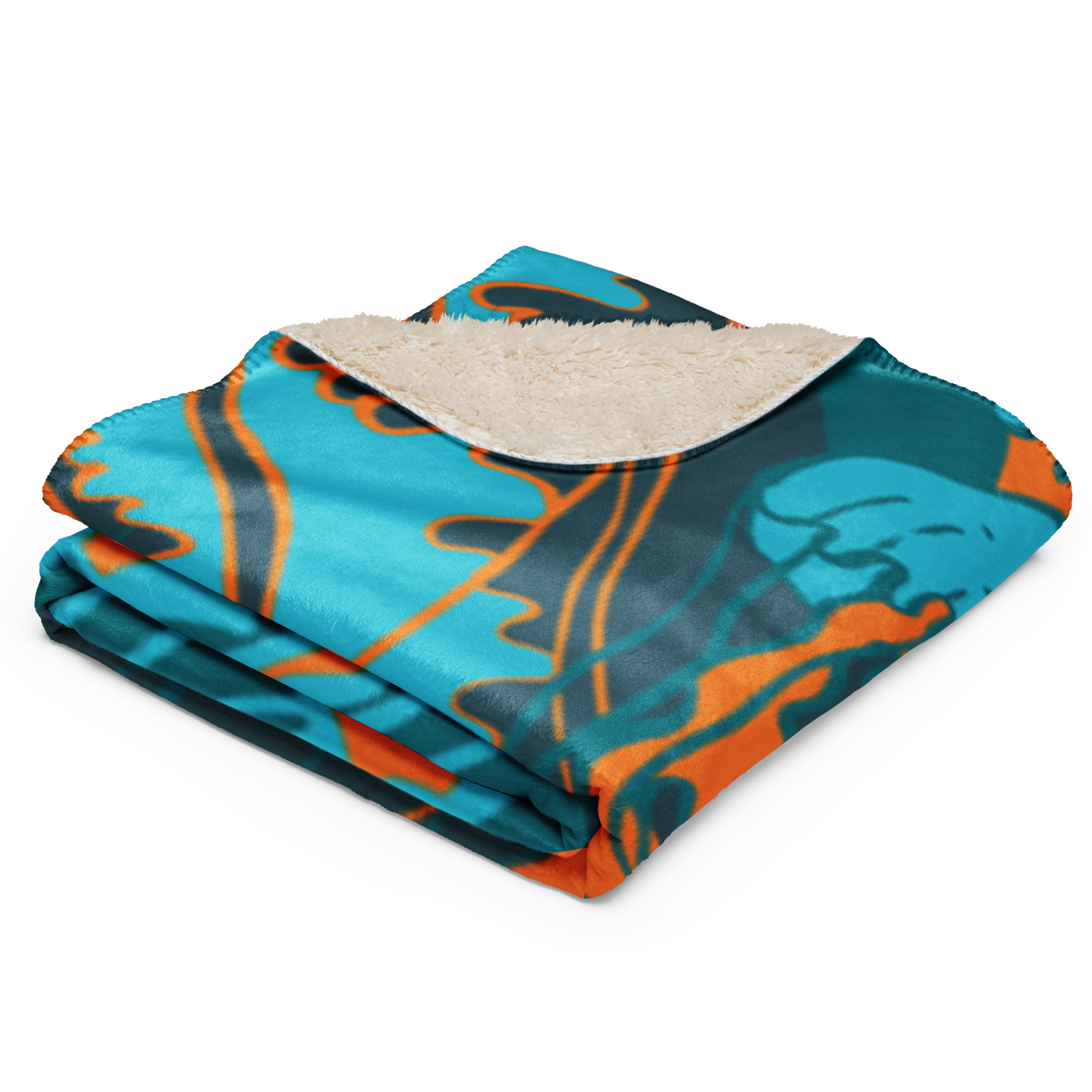 JELLYFISH PARTY Sherpa blanket