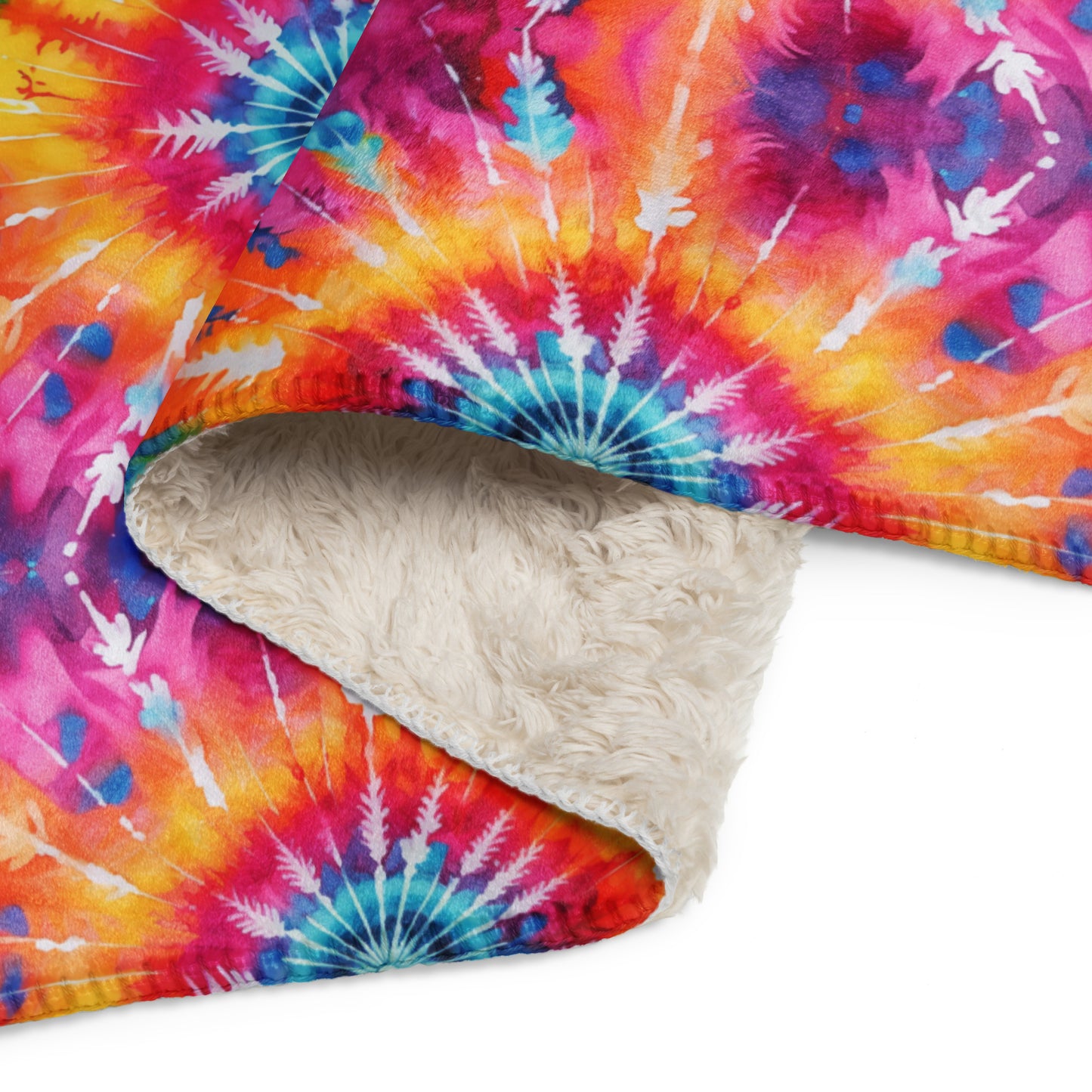 SO COOL TIE DYE Sherpa blanket