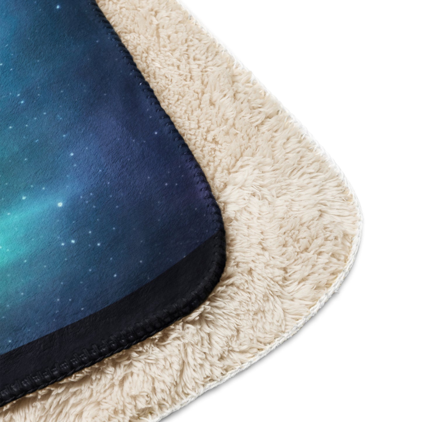 VIVID NORTHERN LIGHTS Sherpa blanket