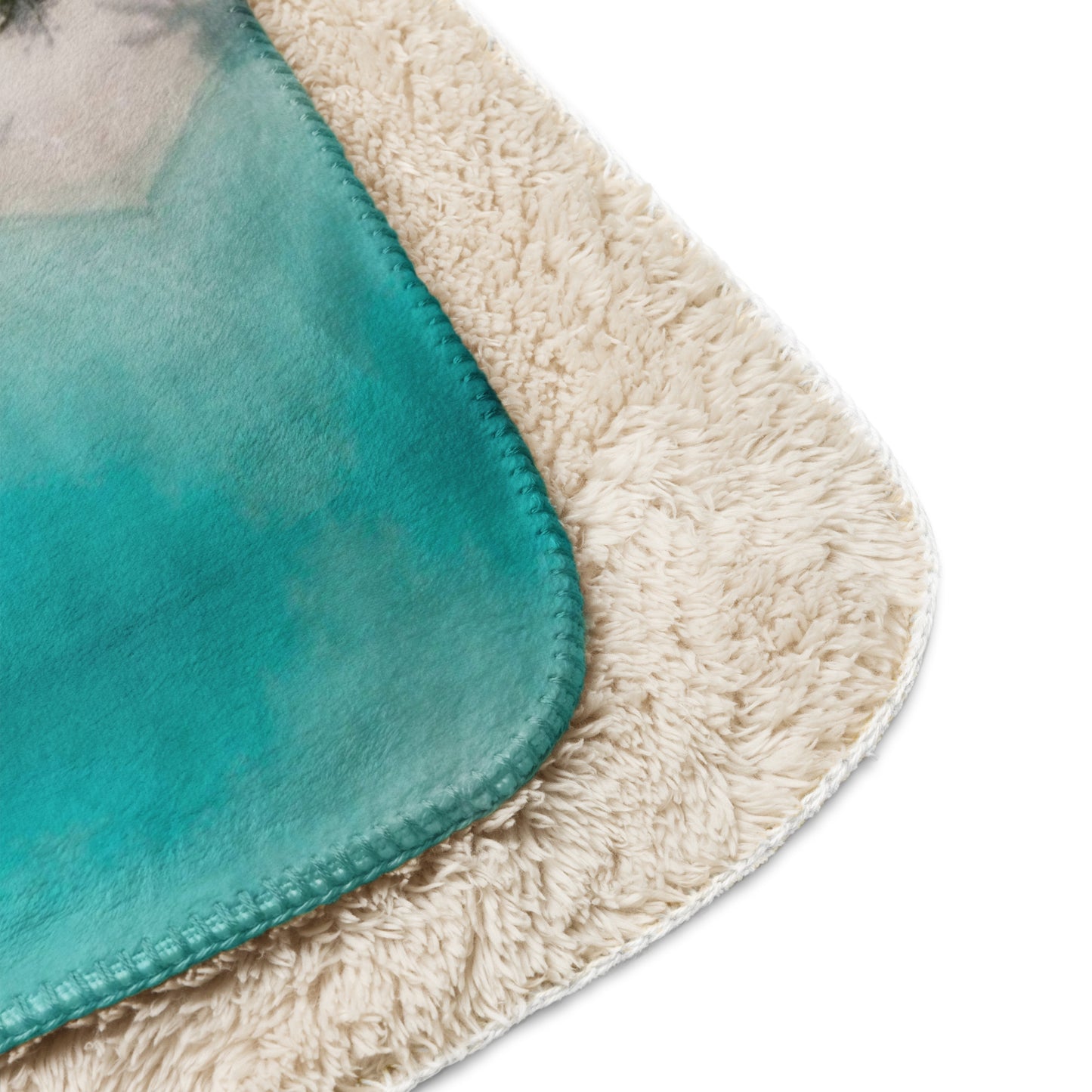 MIRRORED BEACHES Sherpa blanket