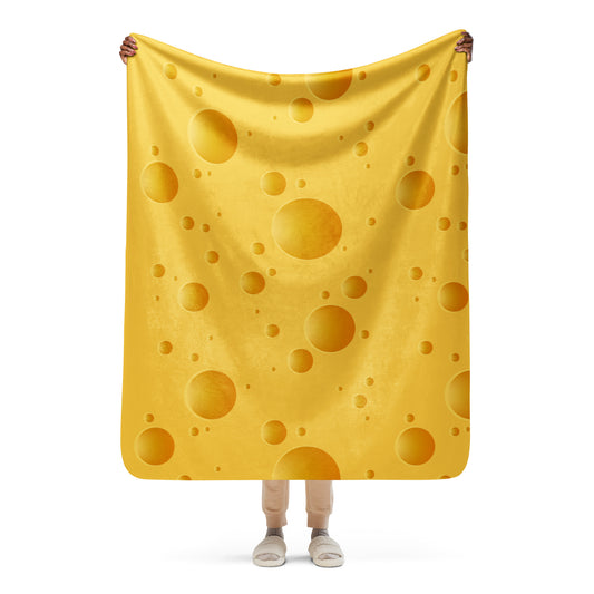 CHEESEHEAD Sherpa blanket