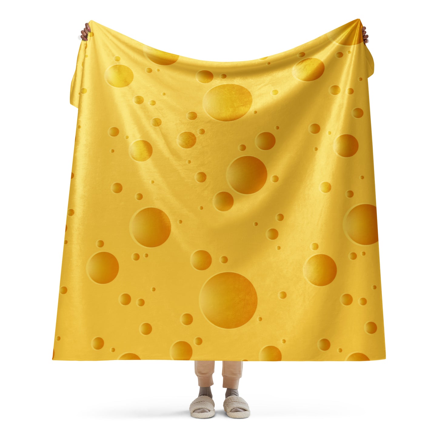 CHEESEHEAD Sherpa blanket