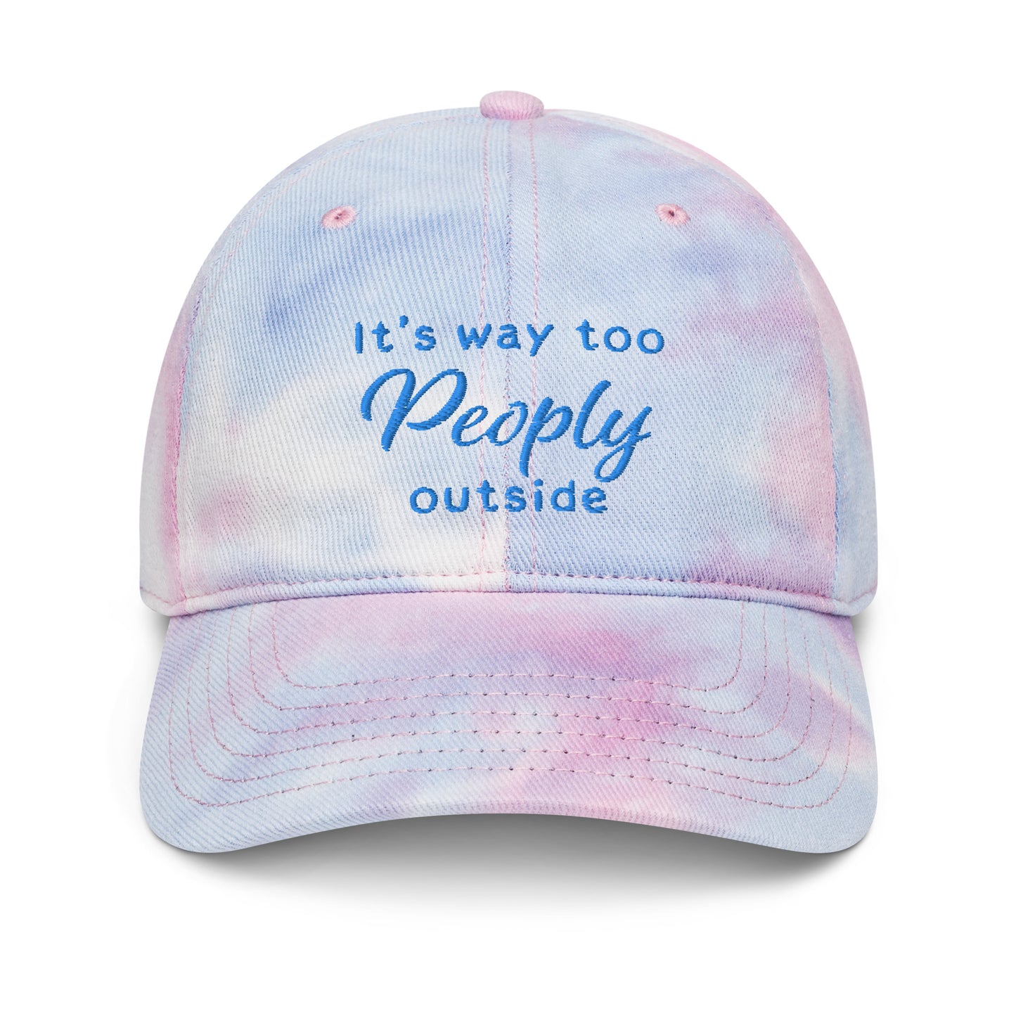 TOO PEOPLY OUT Tie dye hat