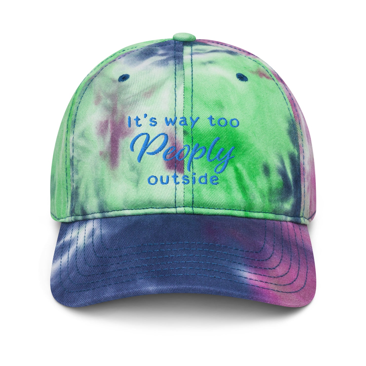 TOO PEOPLY OUT Tie dye hat