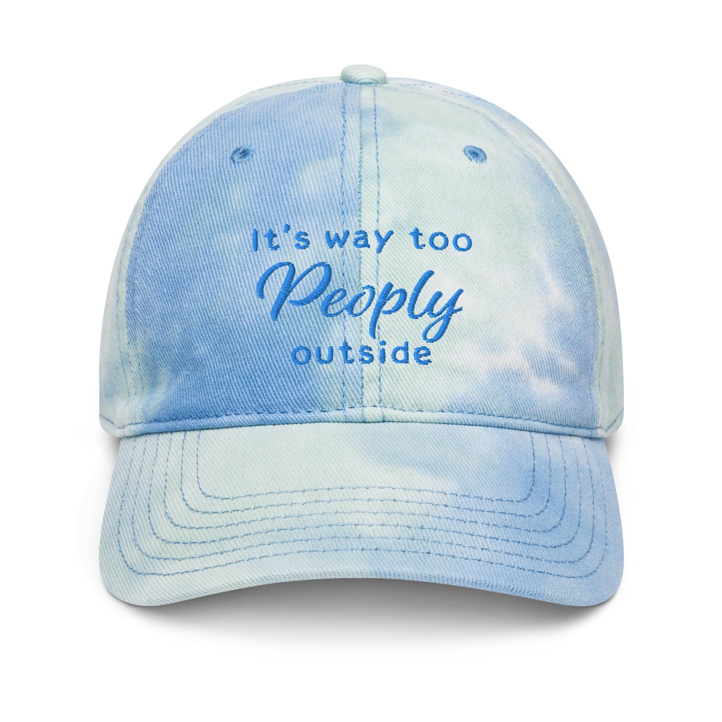 TOO PEOPLY OUT Tie dye hat