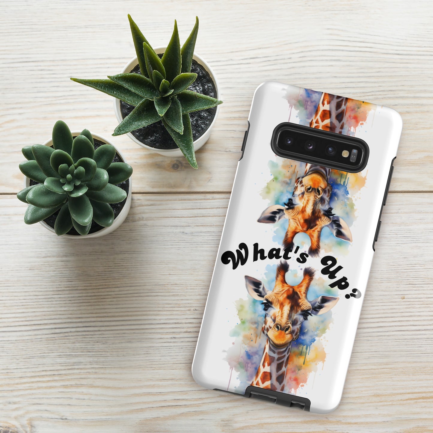 WHAT'S UP? GIRAFFE Tough case for Samsung®