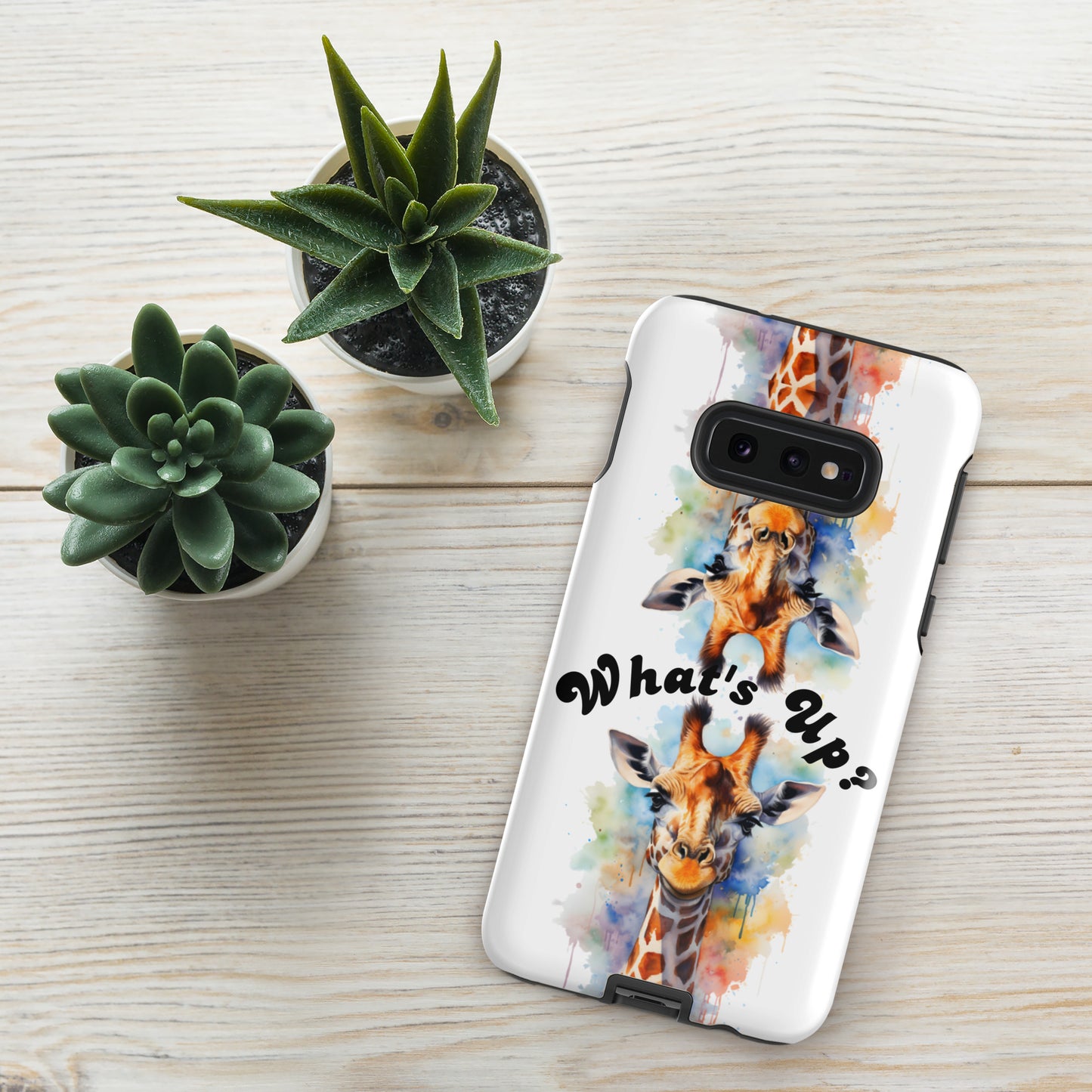 WHAT'S UP? GIRAFFE Tough case for Samsung®