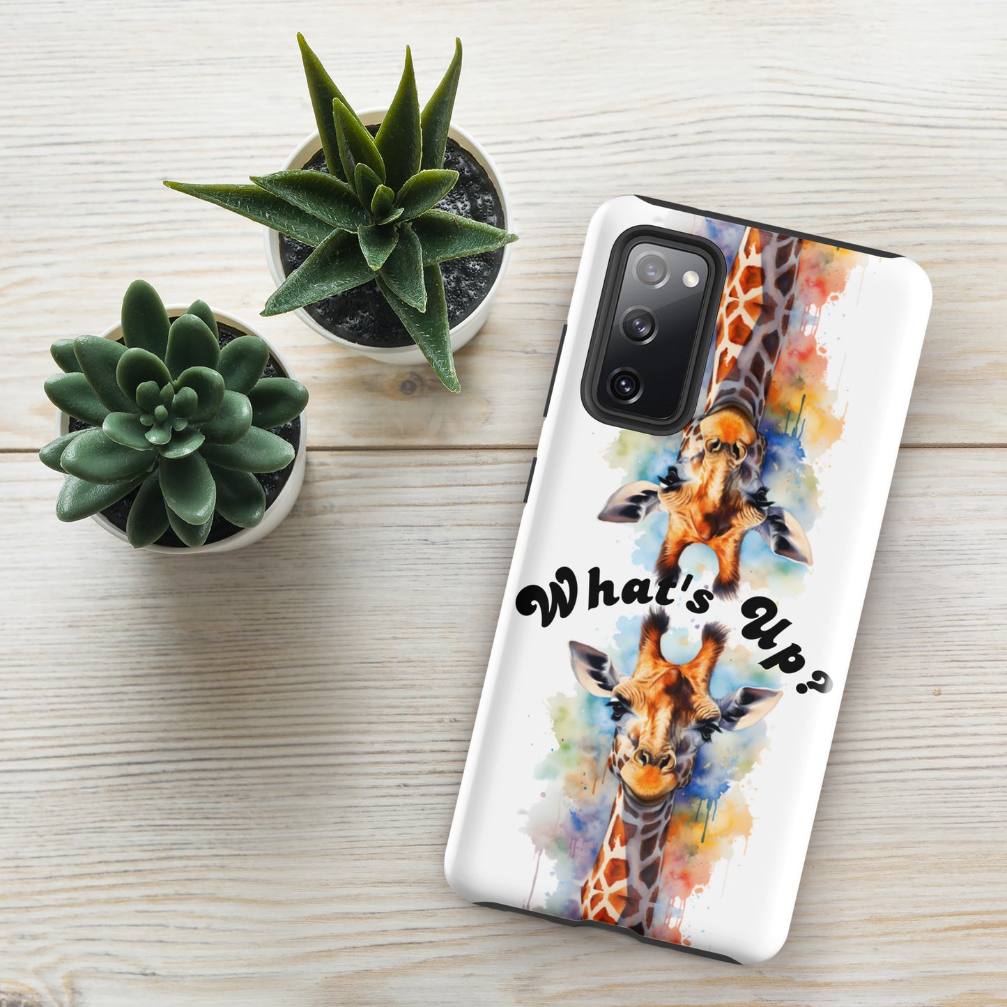 WHAT'S UP? GIRAFFE Tough case for Samsung®