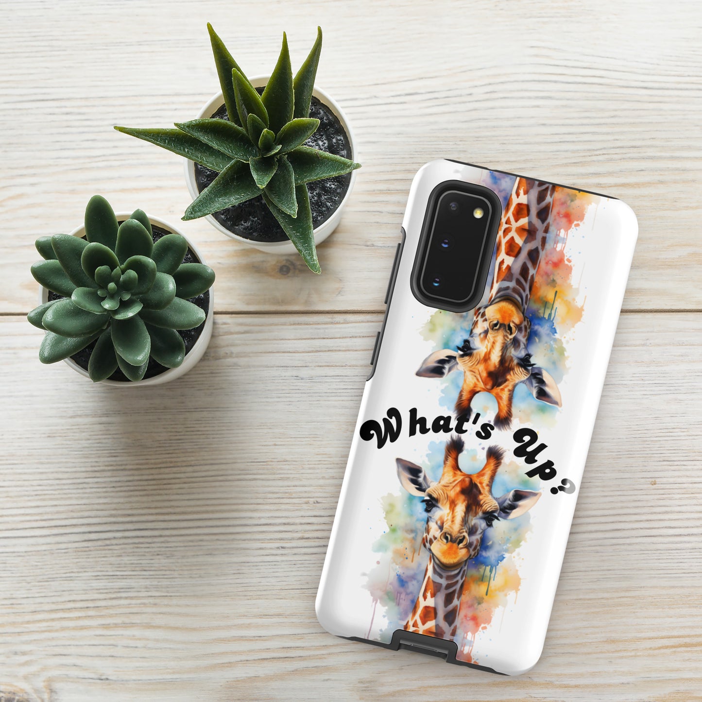 WHAT'S UP? GIRAFFE Tough case for Samsung®