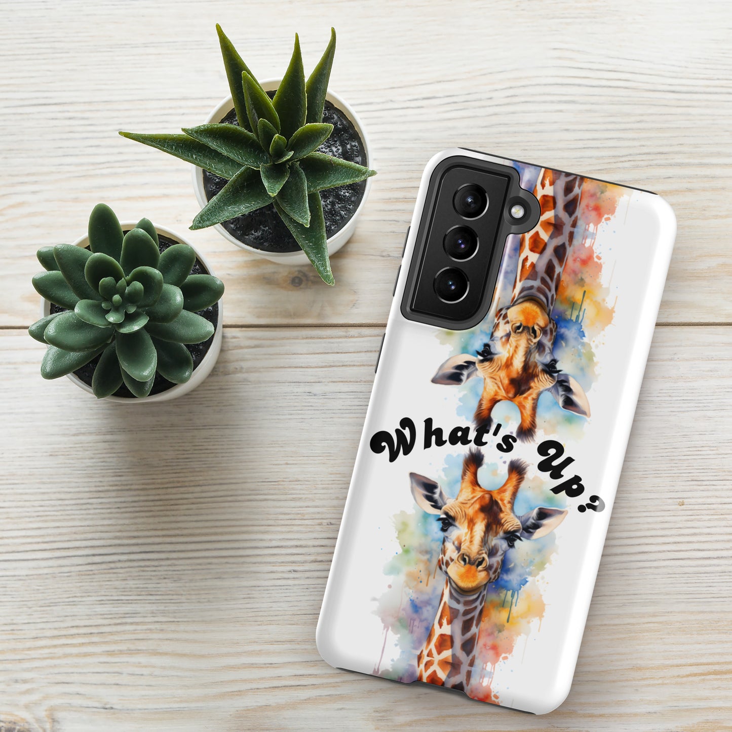 WHAT'S UP? GIRAFFE Tough case for Samsung®