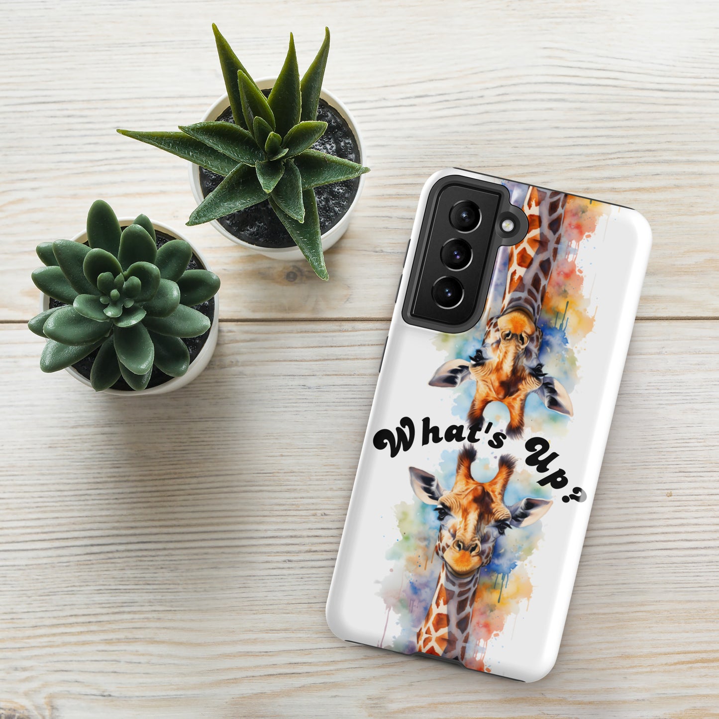 WHAT'S UP? GIRAFFE Tough case for Samsung®