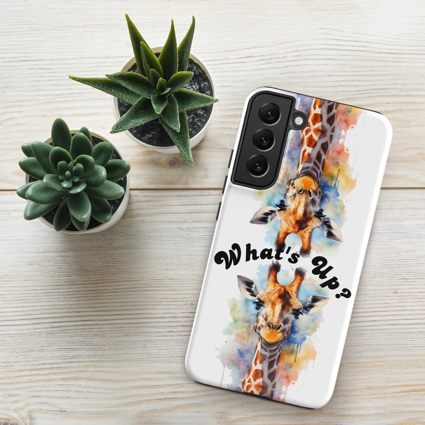 WHAT'S UP? GIRAFFE Tough case for Samsung®