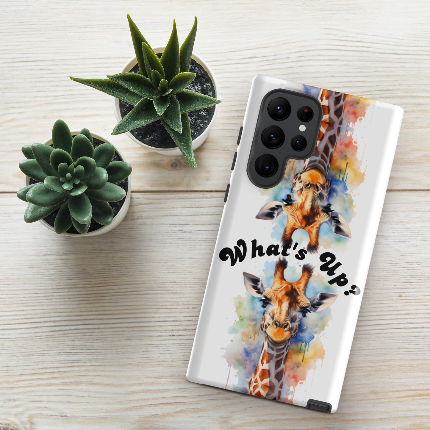 WHAT'S UP? GIRAFFE Tough case for Samsung®