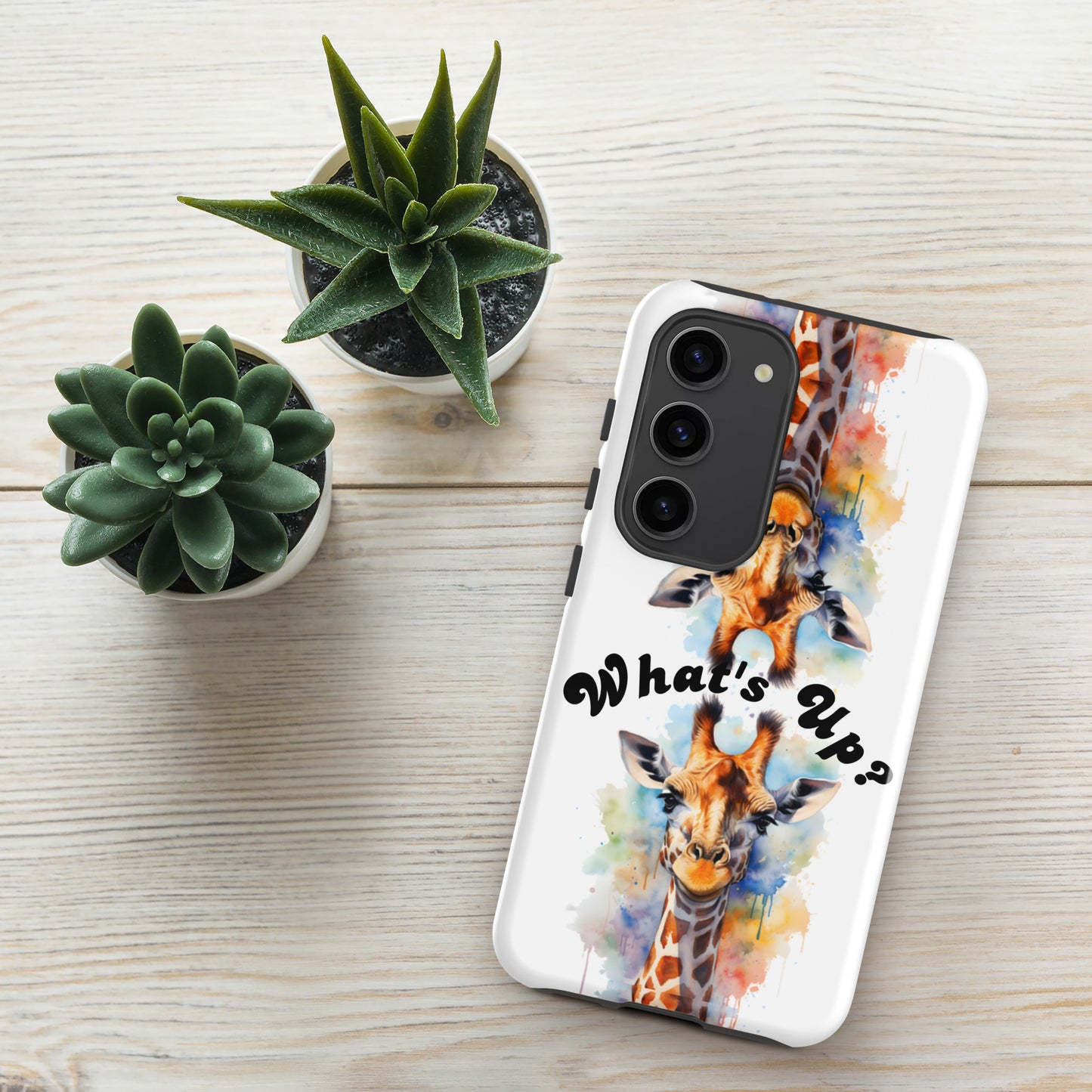 WHAT'S UP? GIRAFFE Tough case for Samsung®