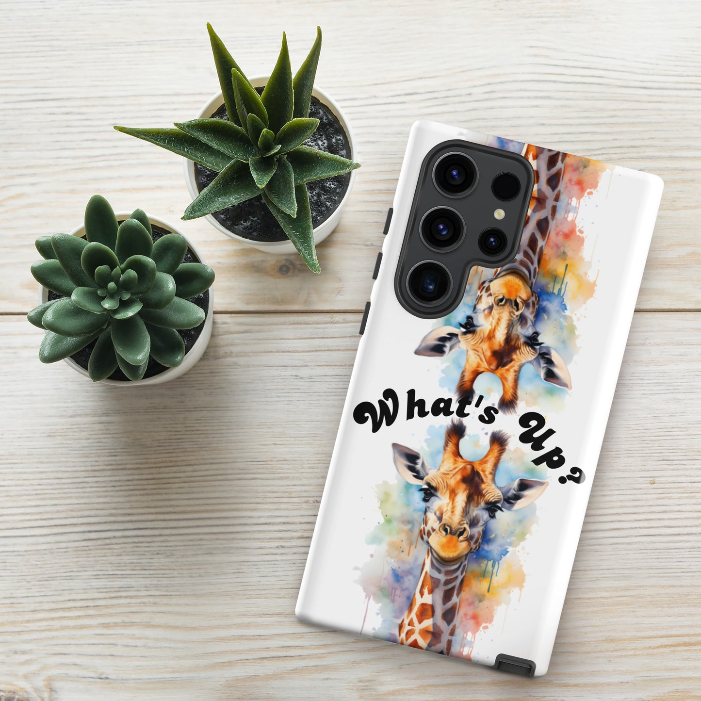 WHAT'S UP? GIRAFFE Tough case for Samsung®