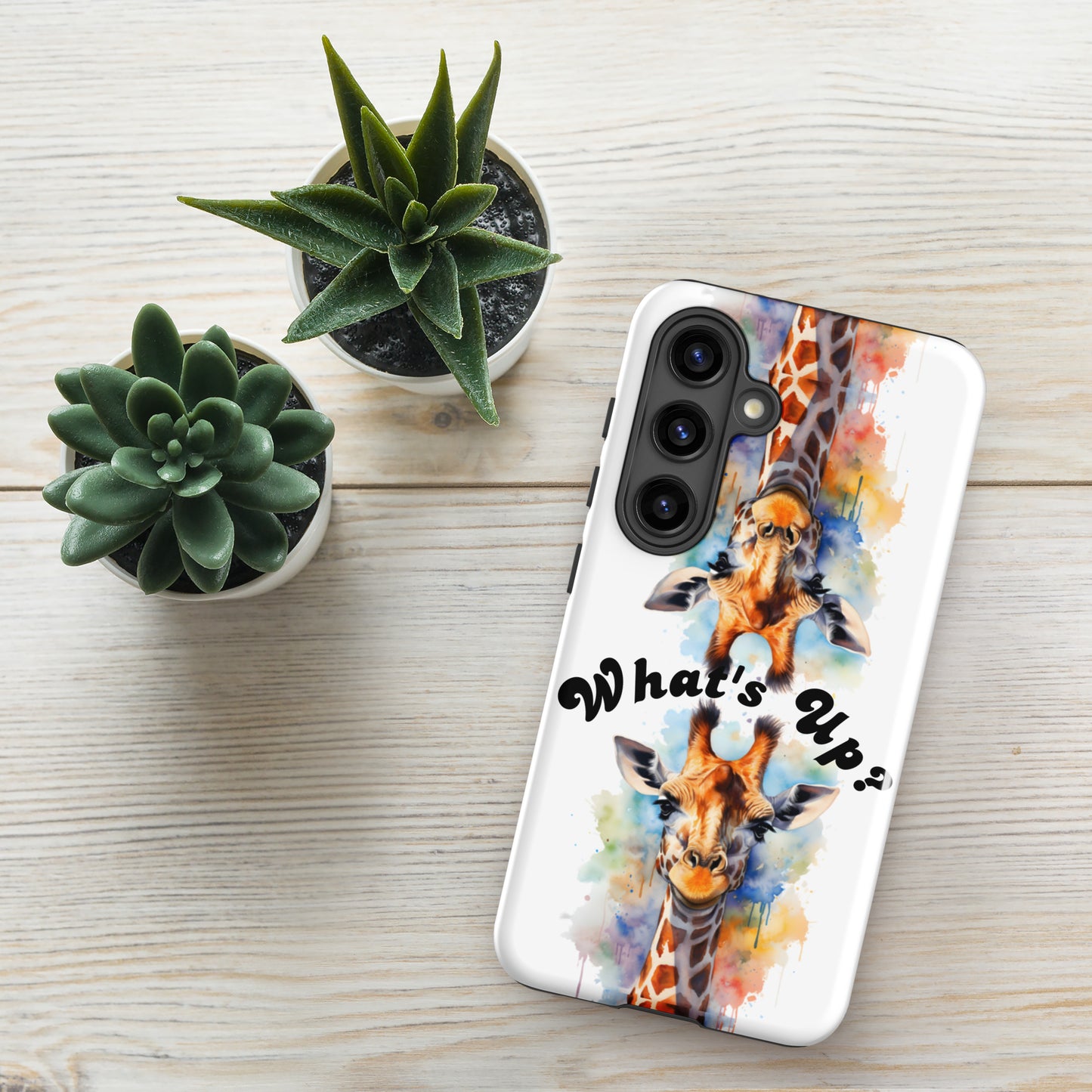 WHAT'S UP? GIRAFFE Tough case for Samsung®