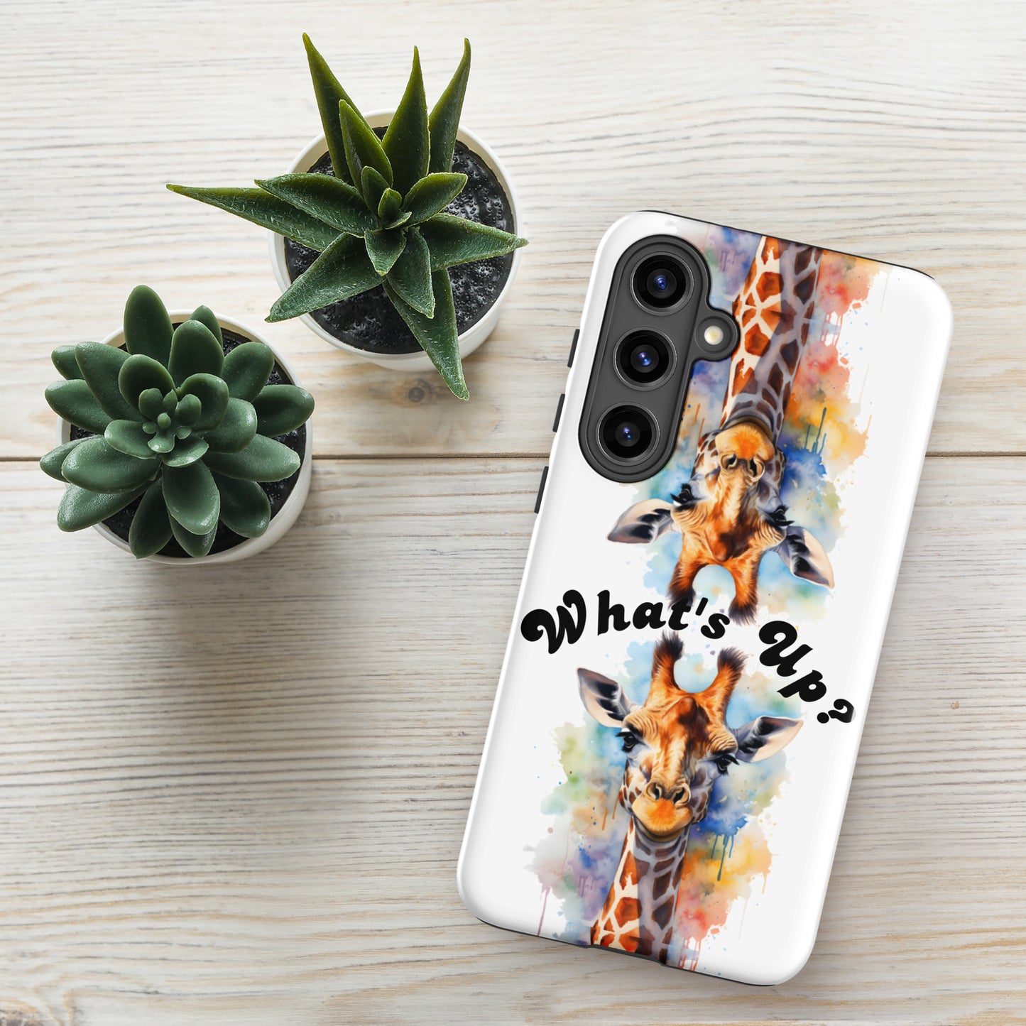 WHAT'S UP? GIRAFFE Tough case for Samsung®