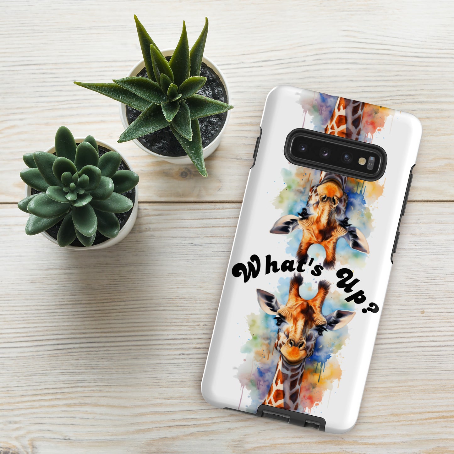 WHAT'S UP? GIRAFFE Tough case for Samsung®