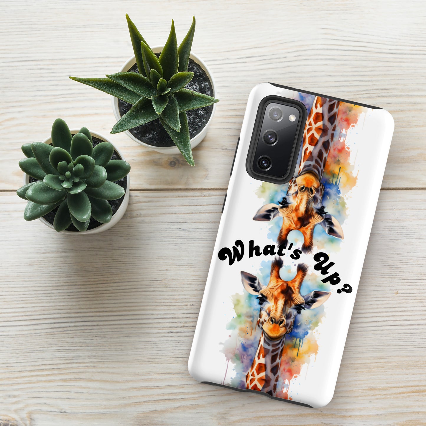 WHAT'S UP? GIRAFFE Tough case for Samsung®