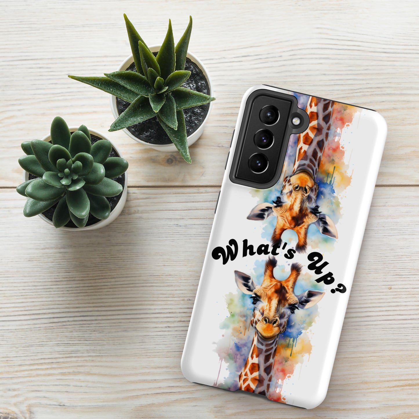 WHAT'S UP? GIRAFFE Tough case for Samsung®