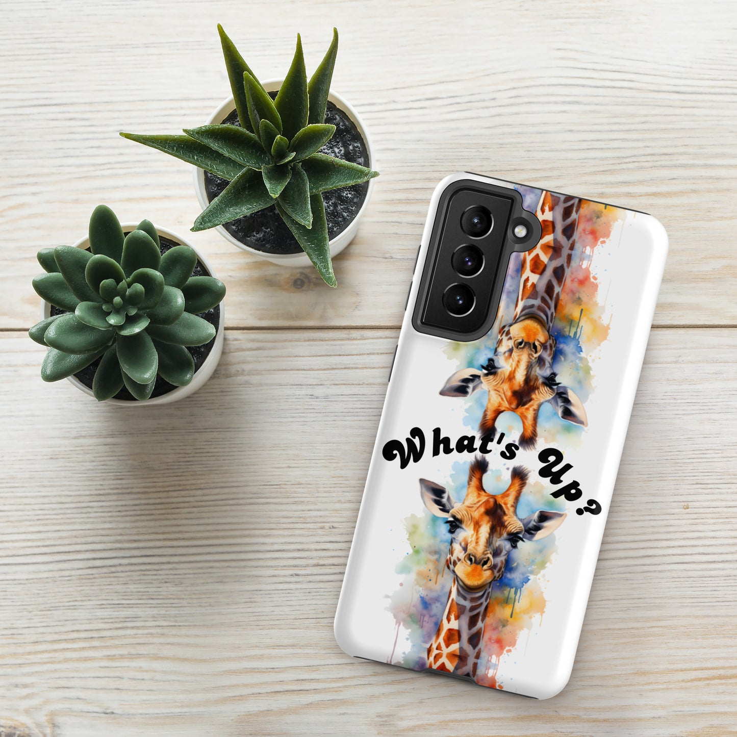 WHAT'S UP? GIRAFFE Tough case for Samsung®