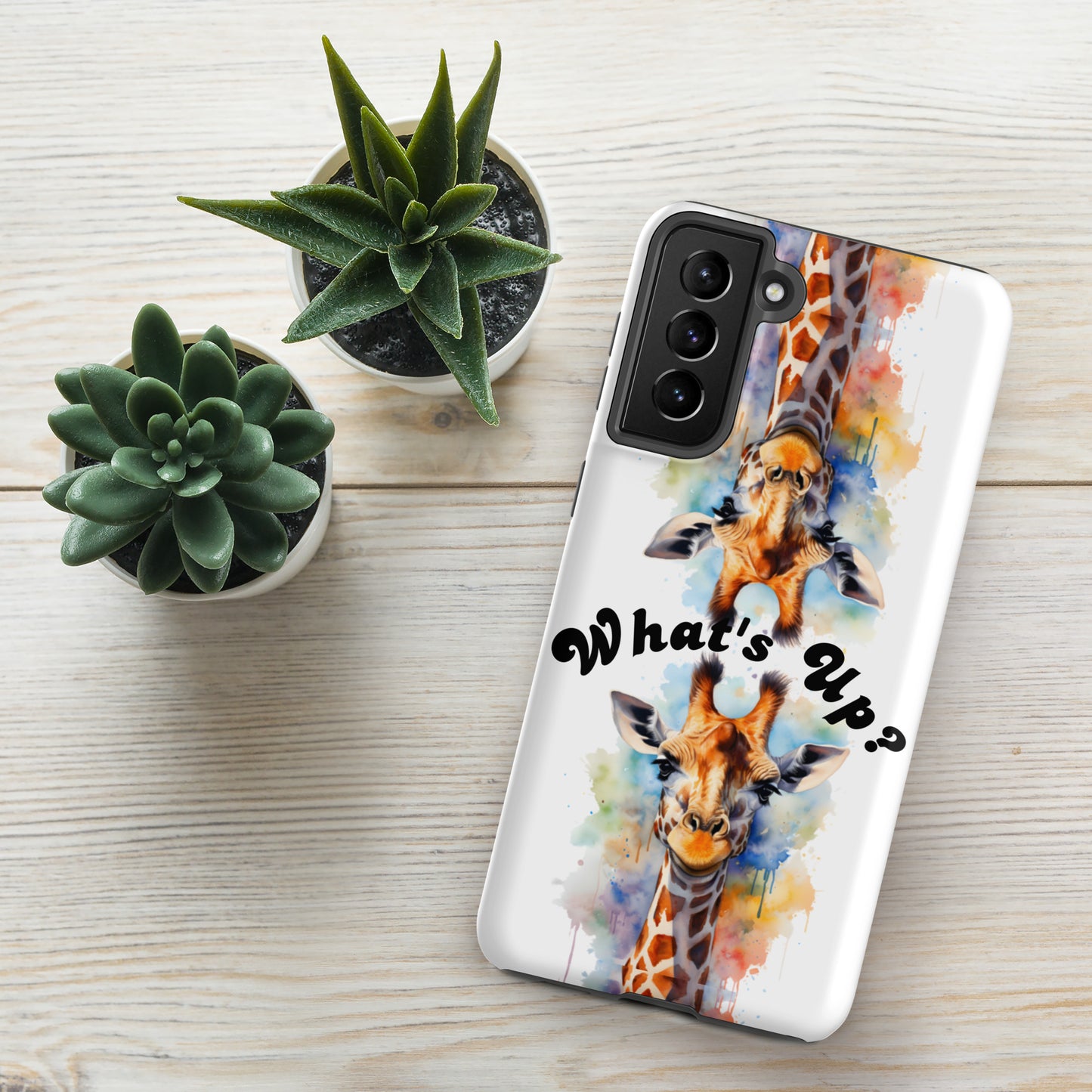 WHAT'S UP? GIRAFFE Tough case for Samsung®