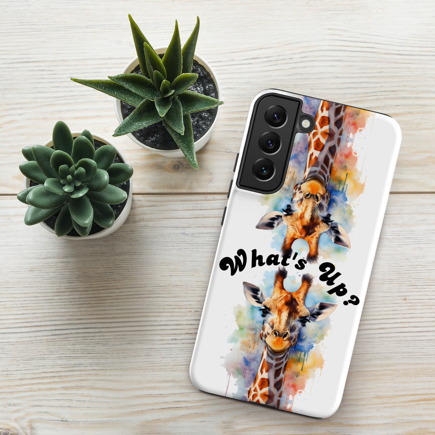 WHAT'S UP? GIRAFFE Tough case for Samsung®