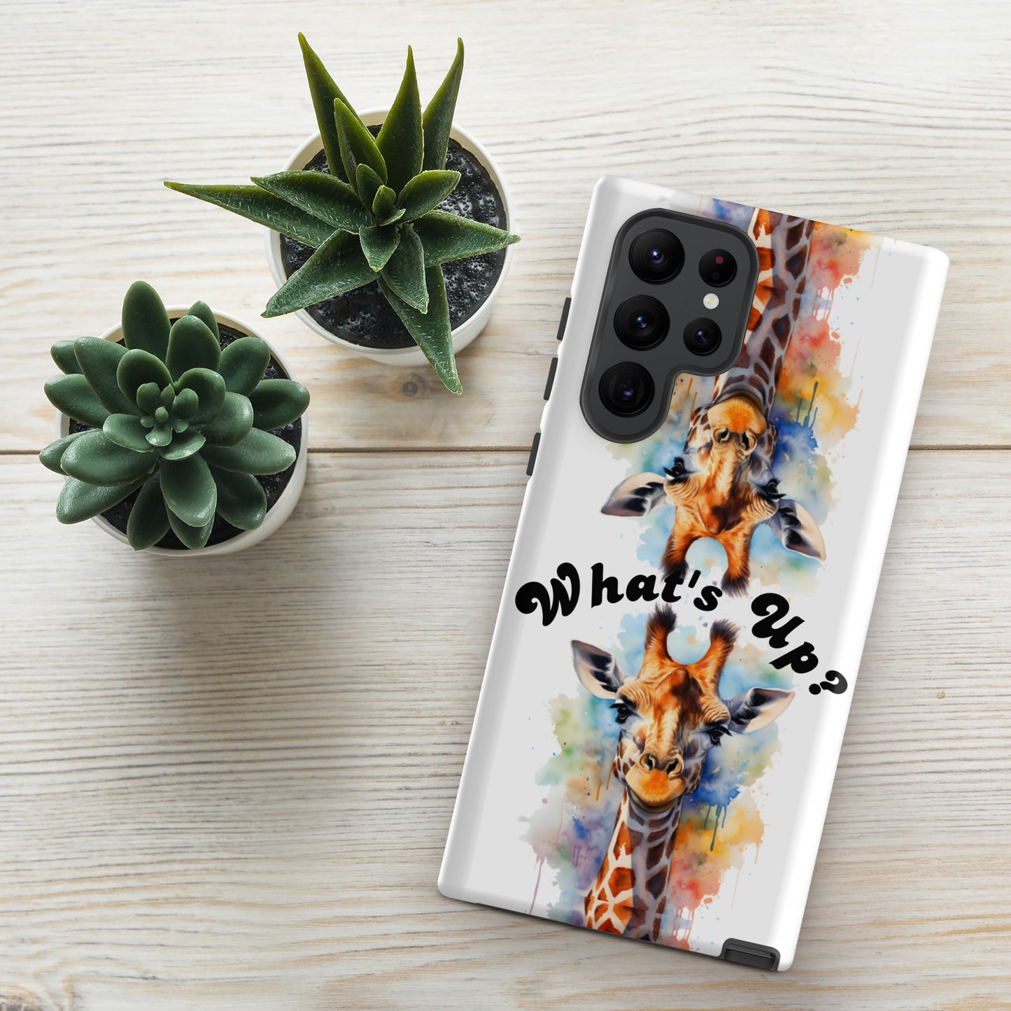 WHAT'S UP? GIRAFFE Tough case for Samsung®