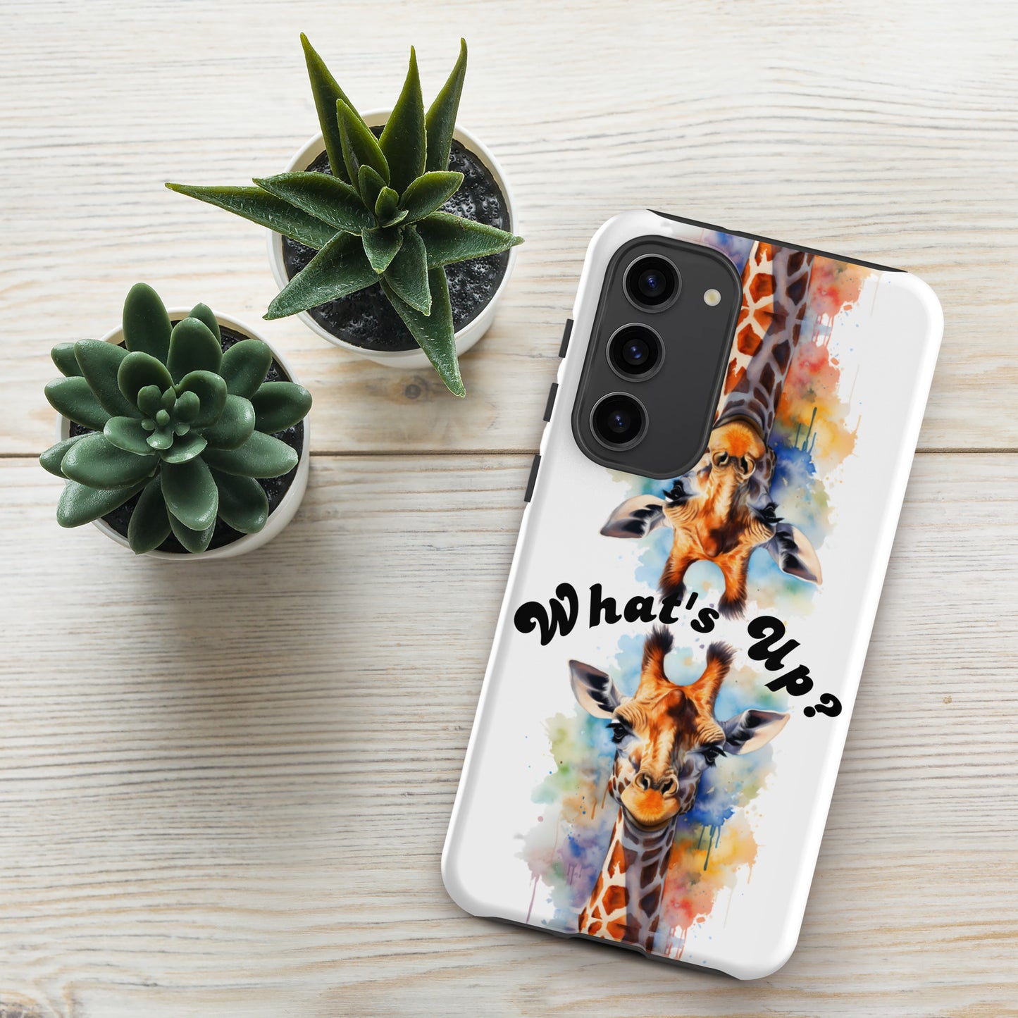 WHAT'S UP? GIRAFFE Tough case for Samsung®