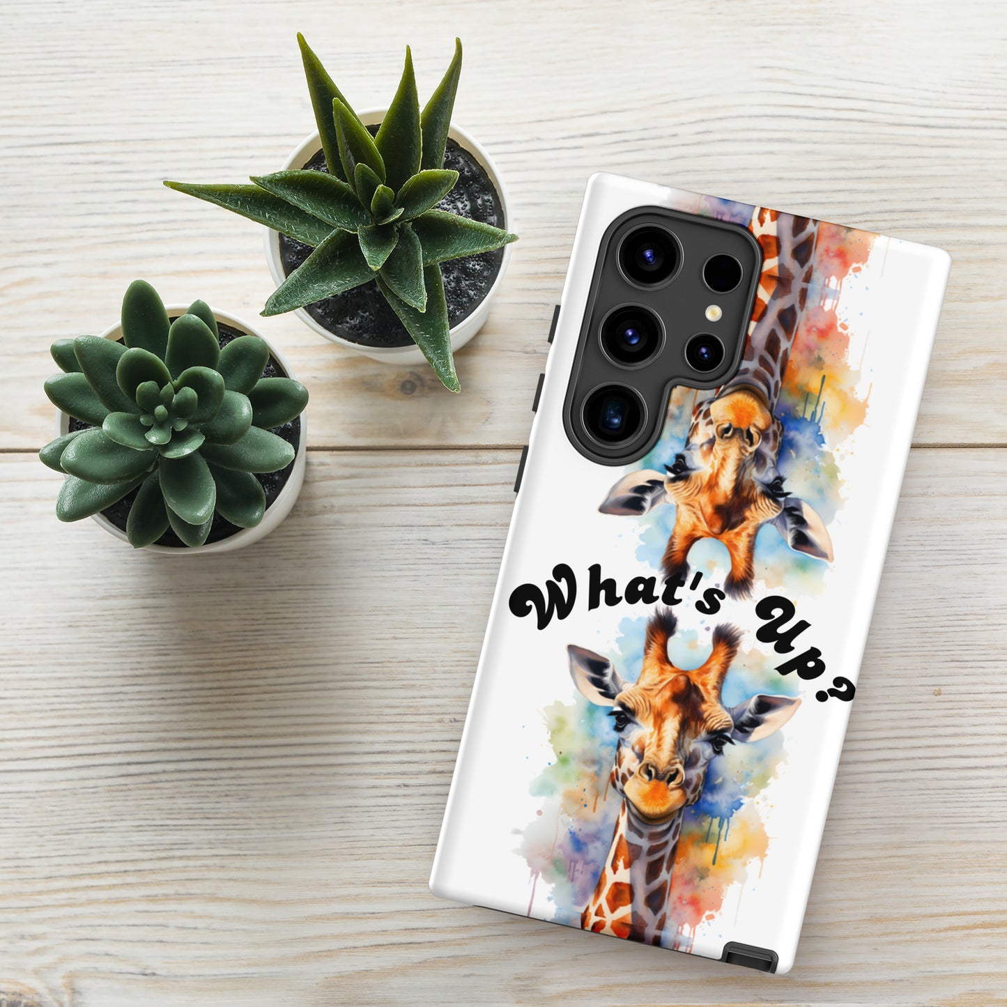 WHAT'S UP? GIRAFFE Tough case for Samsung®