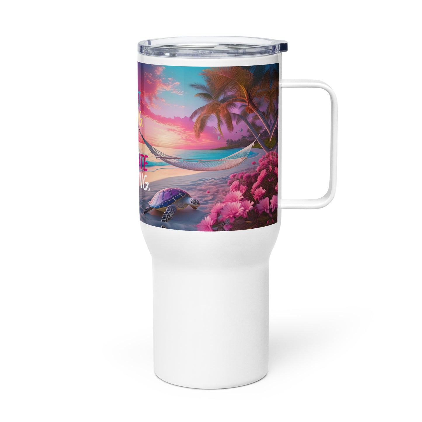 GRATITUDE Travel mug with a handle