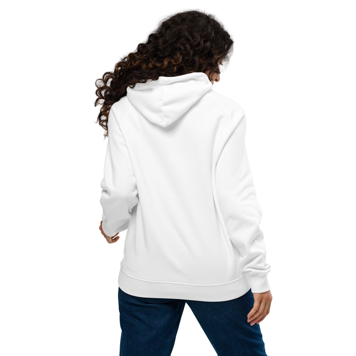 WHAT'S UP? GIRAFFE Unisex eco raglan hoodie