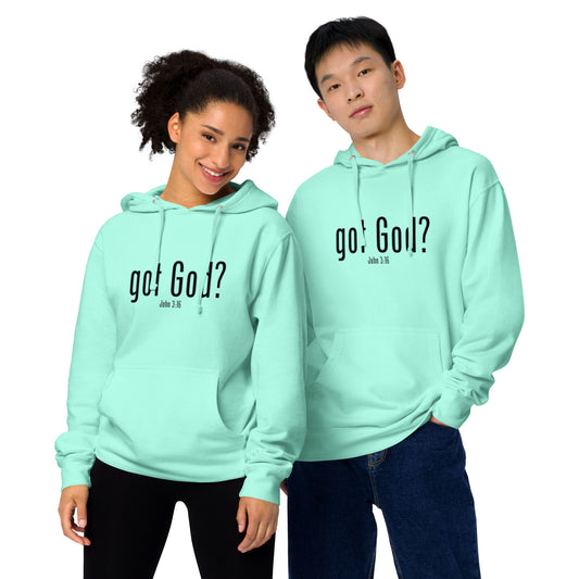 GOT GOD? Unisex midweight hoodie