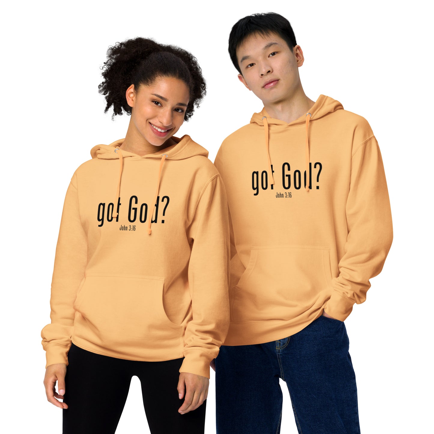 GOT GOD? Unisex midweight hoodie