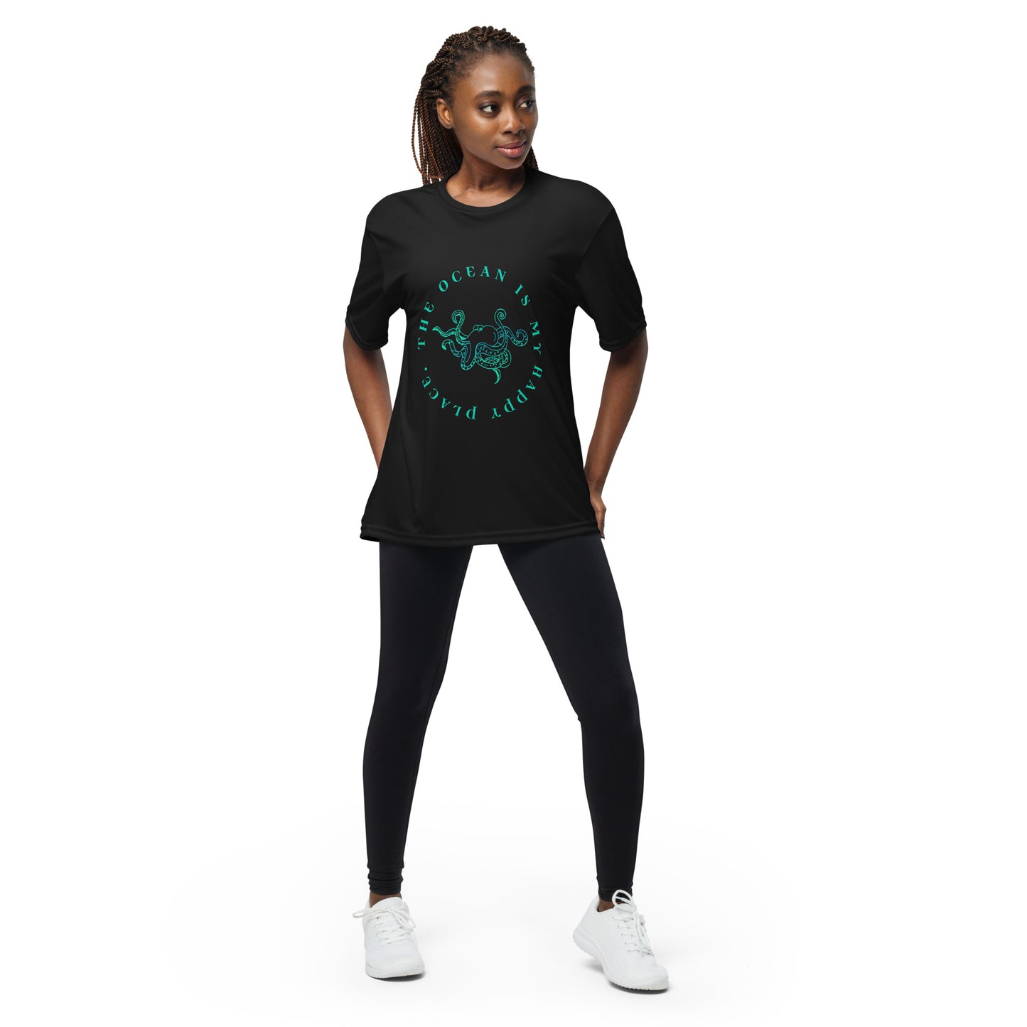 Unisex performance crew neck t-shirt