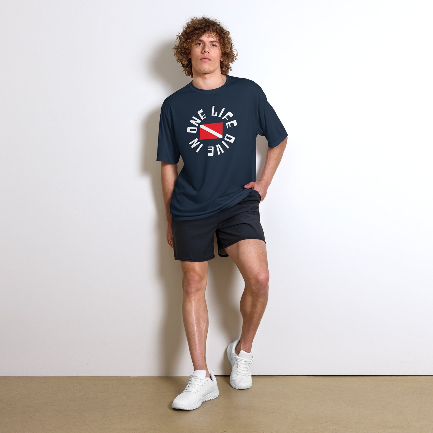 DIVE IN Unisex performance crew neck t-shirt