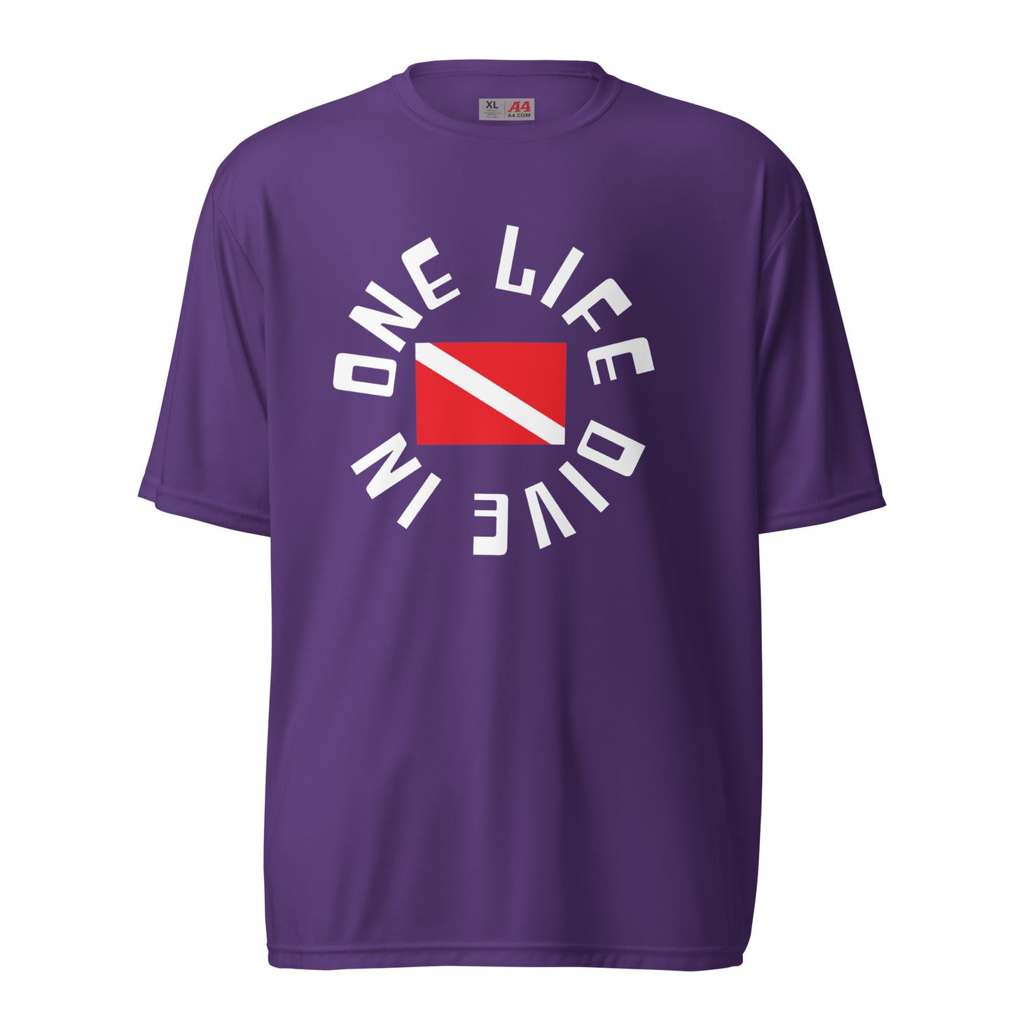 DIVE IN Unisex performance crew neck t-shirt