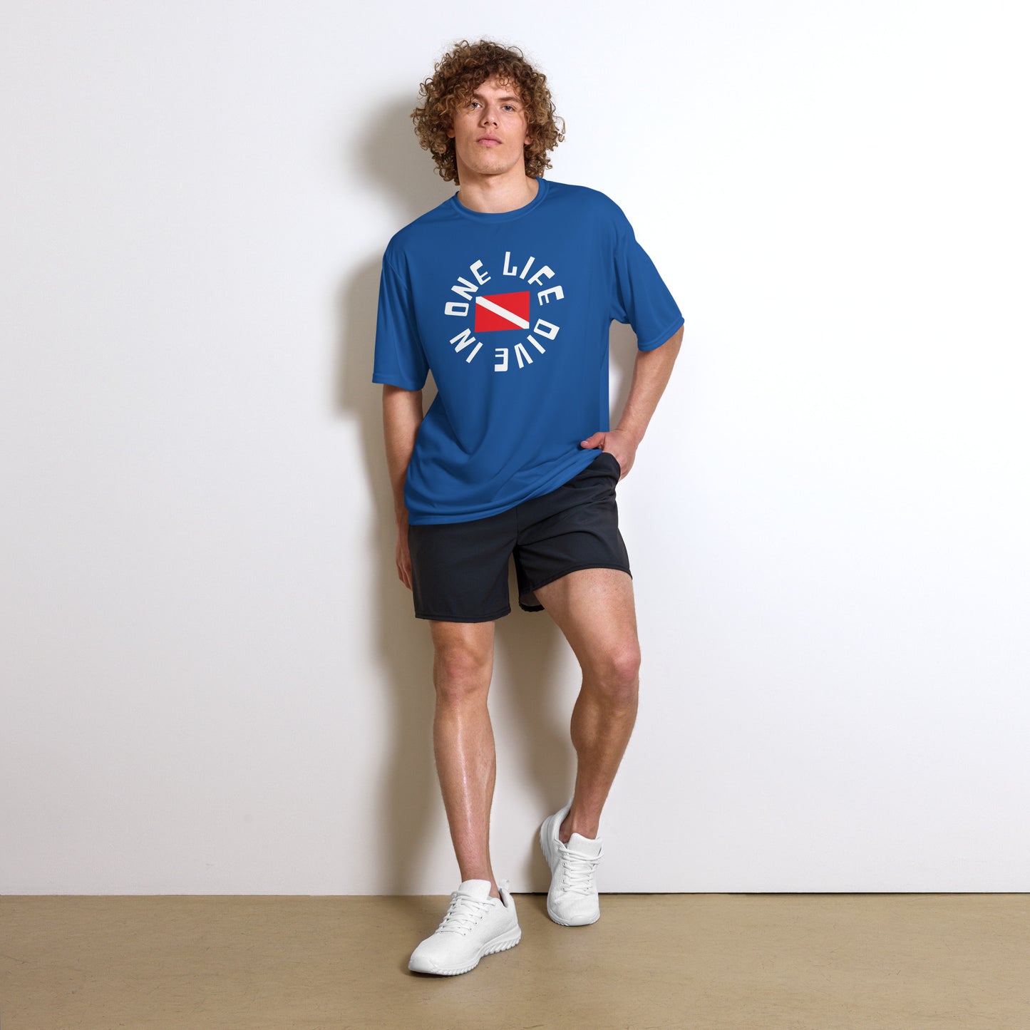 DIVE IN Unisex performance crew neck t-shirt