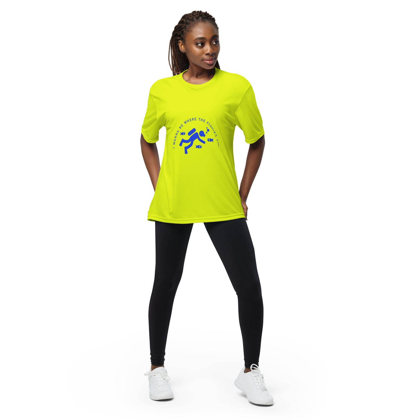 Unisex performance crew neck t-shirt