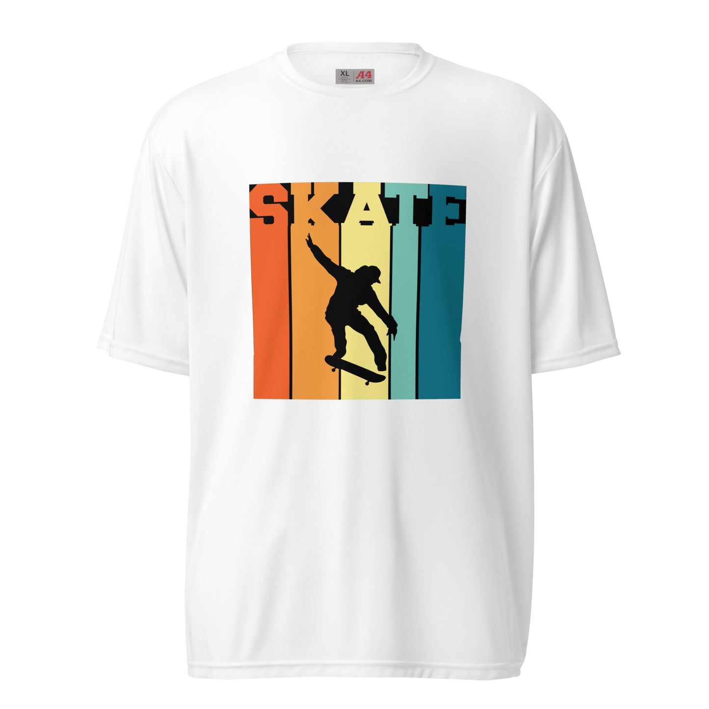 COOL SKATE Unisex performance crew neck t-shirt