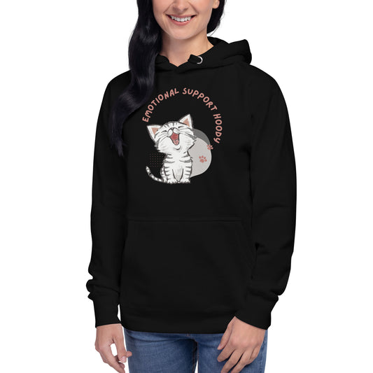 Kitty Emotional Support Unisex Hoodie