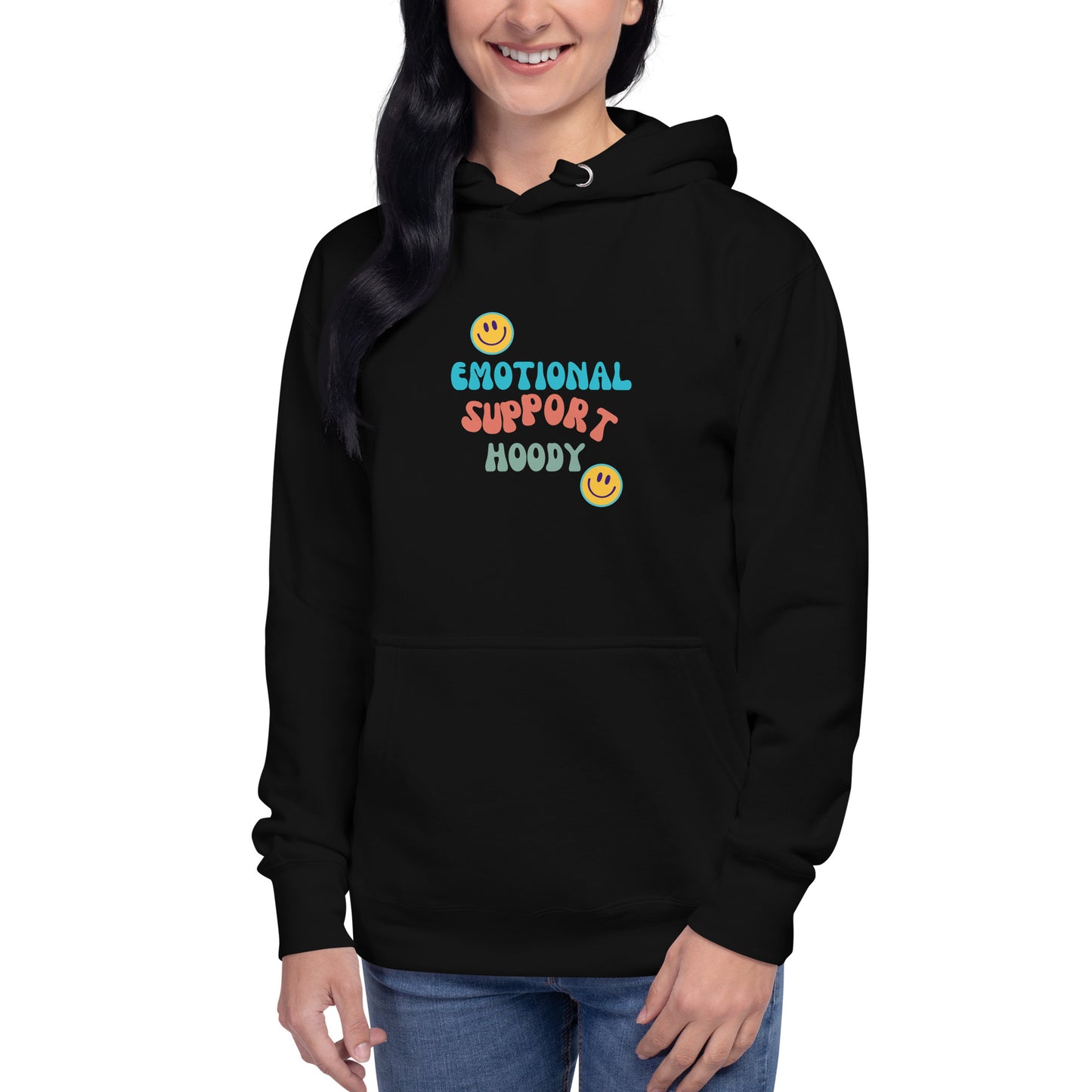 Humor Emotional Support Unisex Hoodie