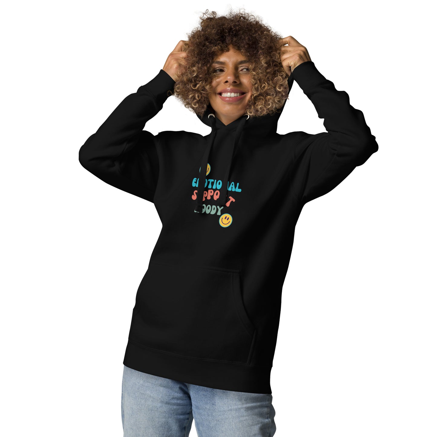 Humor Emotional Support Unisex Hoodie