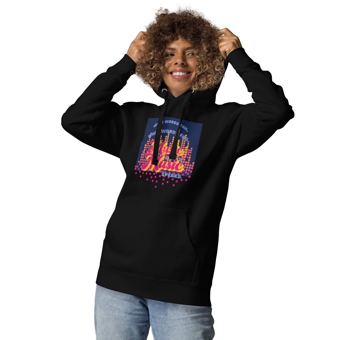 Music Speaks Unisex Hoodie