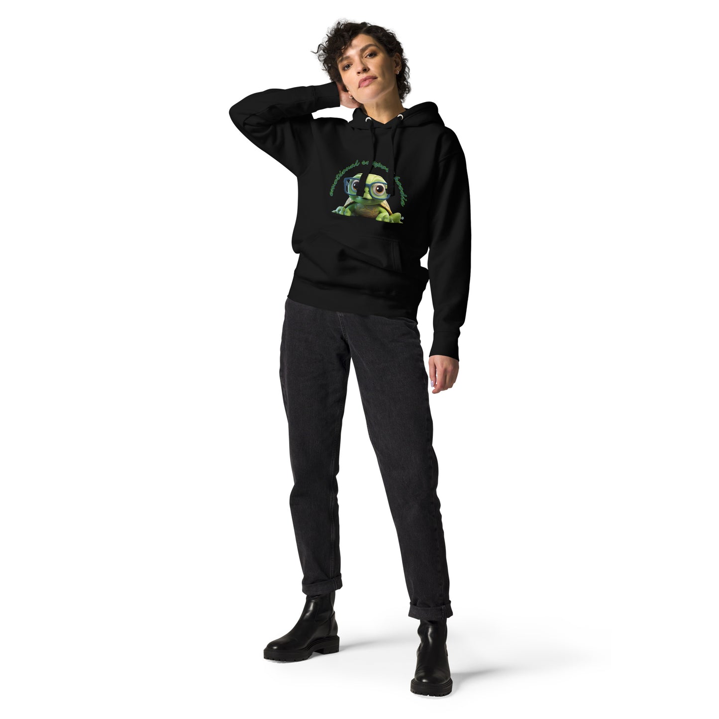 CUTE TURTLE EMOTIONAL SUPPORT Unisex Hoodie