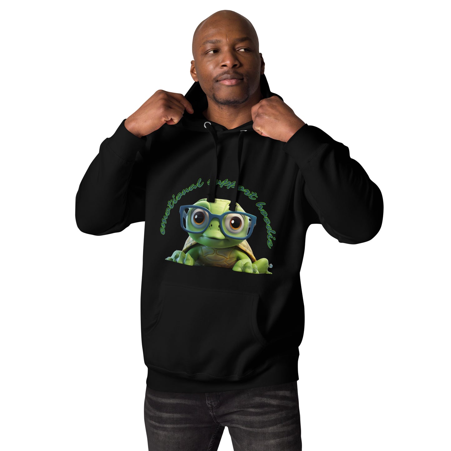 CUTE TURTLE EMOTIONAL SUPPORT Unisex Hoodie