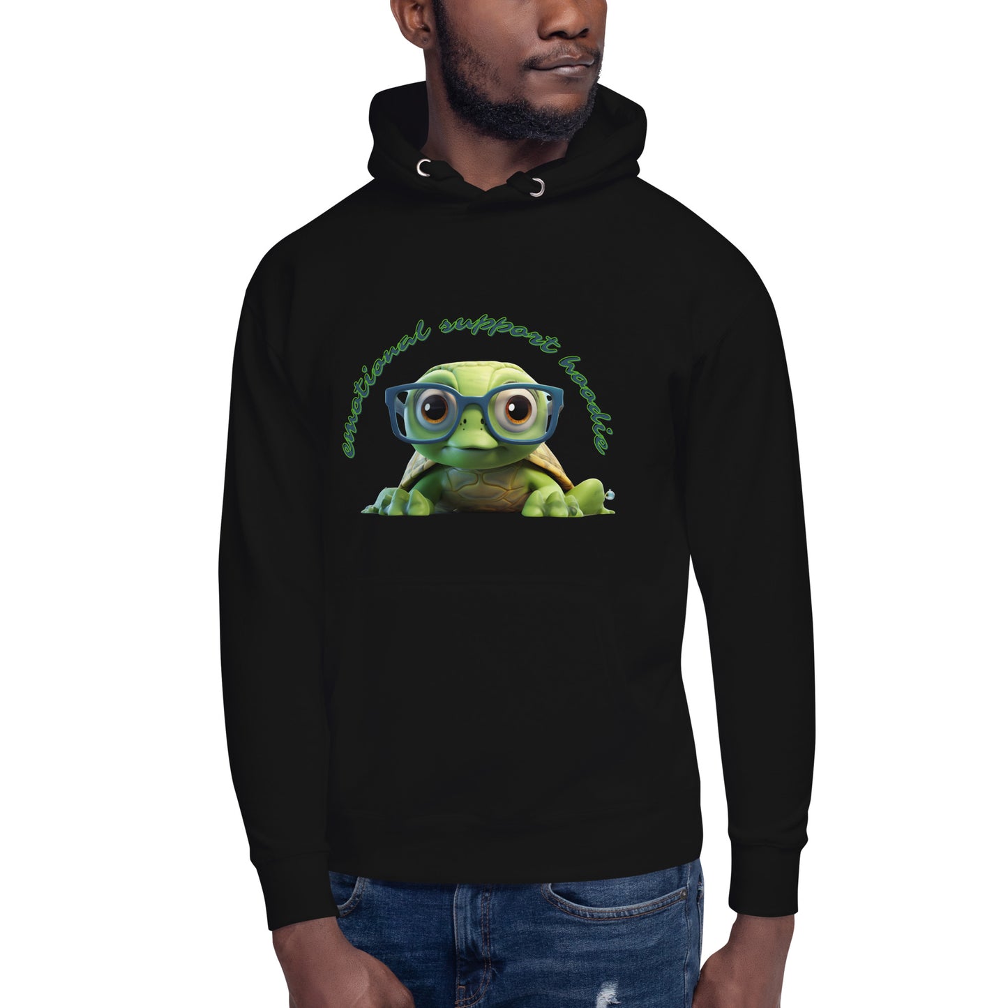 CUTE TURTLE EMOTIONAL SUPPORT Unisex Hoodie