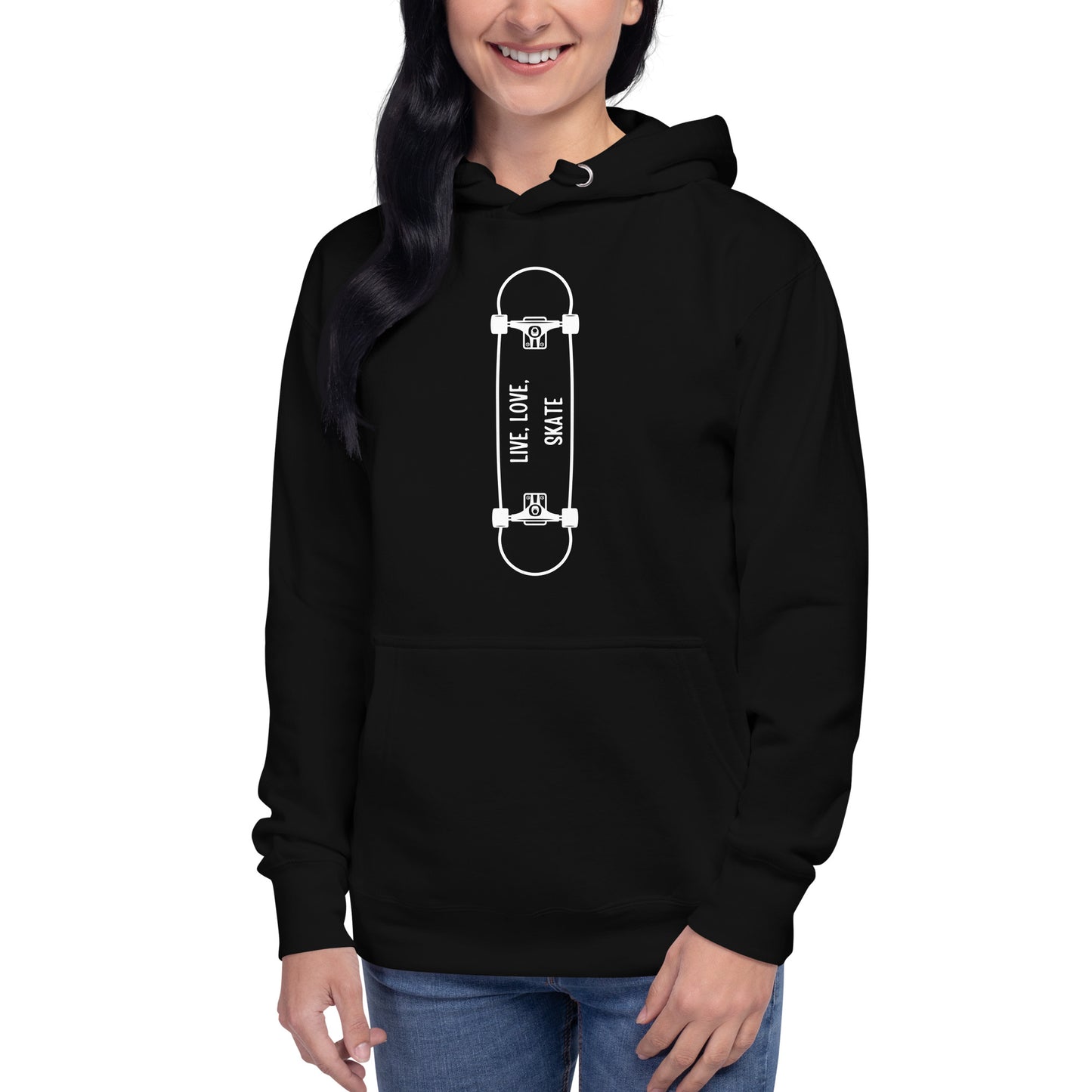 LIVE, LOVE, SKATE Unisex Hoodie