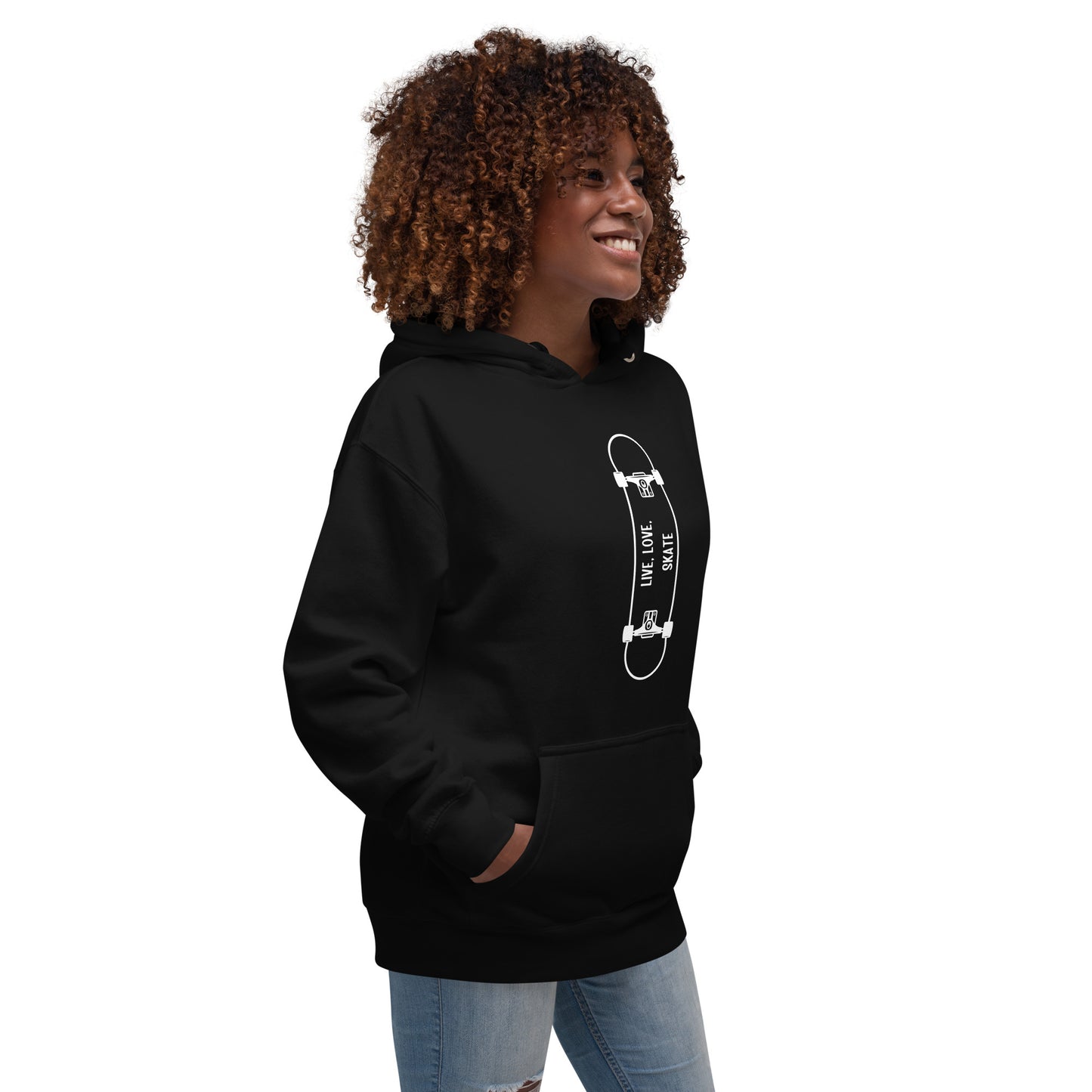 LIVE, LOVE, SKATE Unisex Hoodie